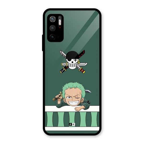 Pirate Hunter Zoro Metal Back Case for Redmi Note 10T 5G