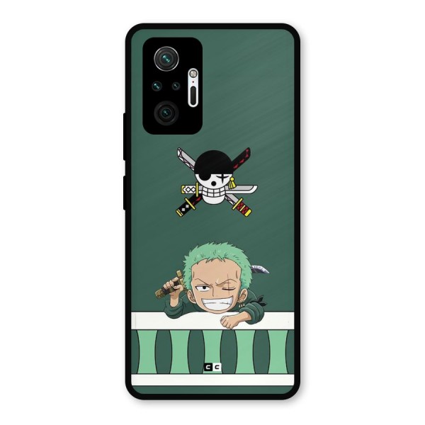 Pirate Hunter Zoro Metal Back Case for Redmi Note 10 Pro