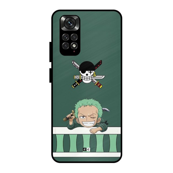 Pirate Hunter Zoro Metal Back Case for Redmi Note 11 Pro