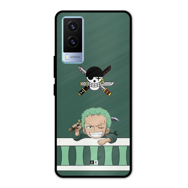 Pirate Hunter Zoro Metal Back Case for Vivo V21e 5G