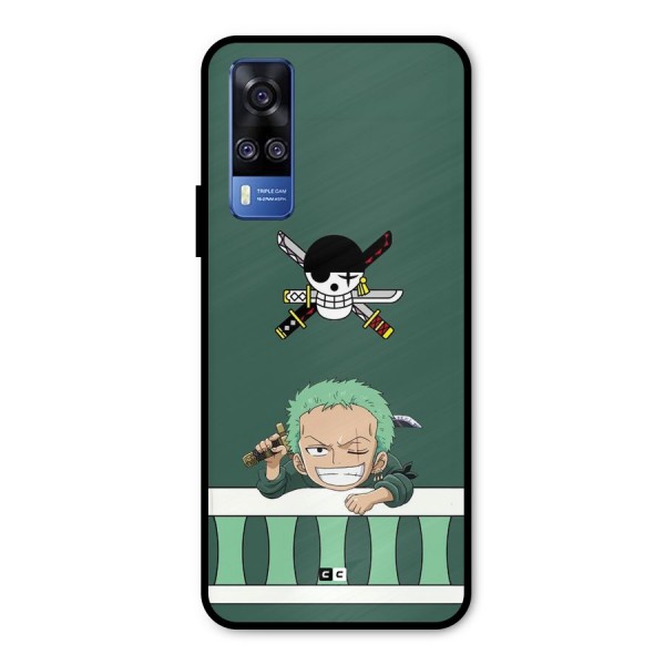 Pirate Hunter Zoro Metal Back Case for Vivo Y51A