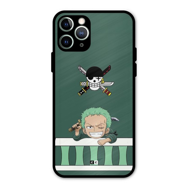 Pirate Hunter Zoro Metal Back Case for iPhone 11 Pro Max