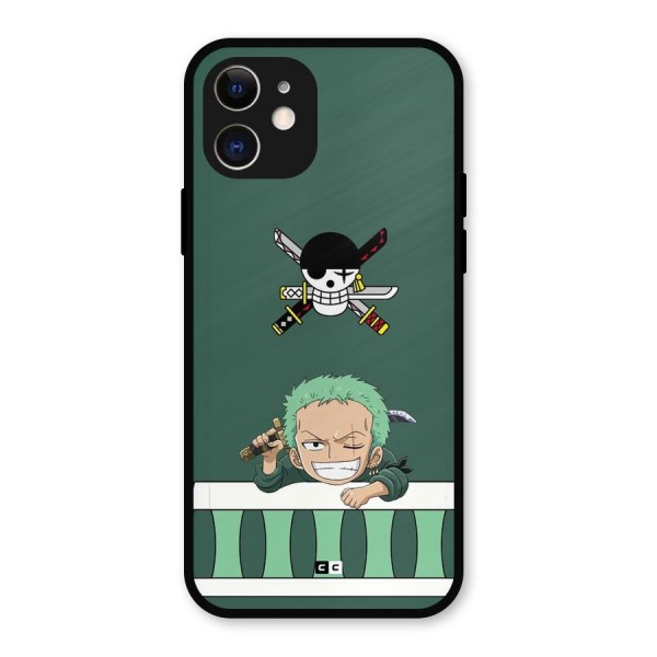 Pirate Hunter Zoro Metal Back Case for iPhone 12