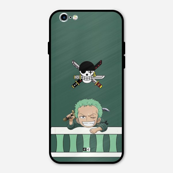 Pirate Hunter Zoro Metal Back Case for iPhone 6 6s