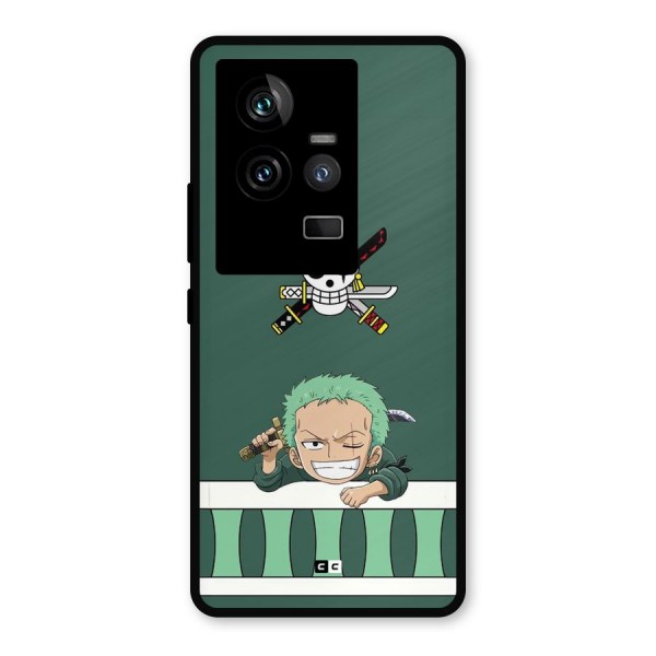 Pirate Hunter Zoro Metal Back Case for iQOO 11 5G