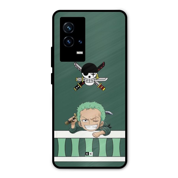 Pirate Hunter Zoro Metal Back Case for iQOO 9 5G