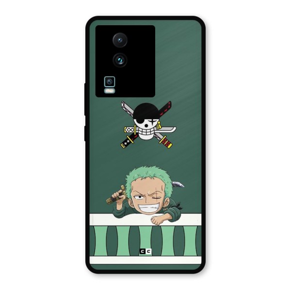 Pirate Hunter Zoro Metal Back Case for iQOO Neo 7 Pro