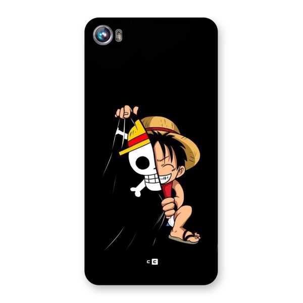 Pirate Luffy Back Case for Canvas Fire 4 (A107)