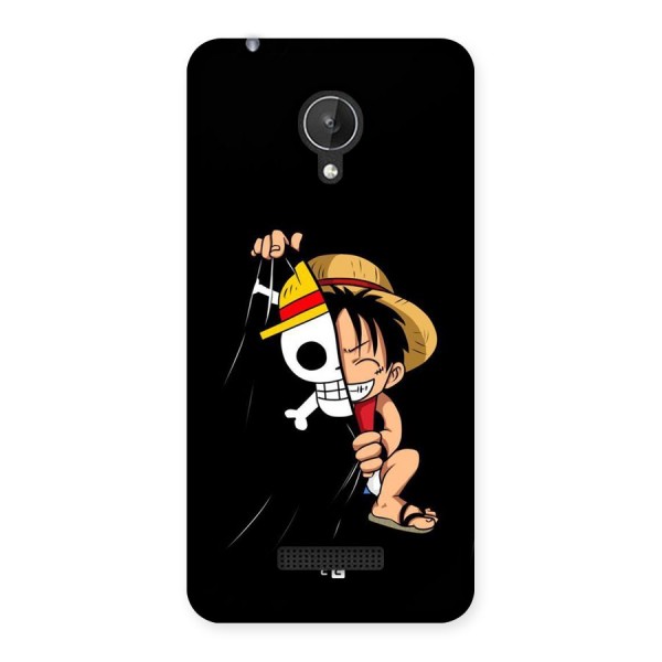 Pirate Luffy Back Case for Canvas Spark Q380