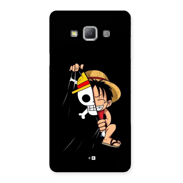 Pirate Luffy Back Case for Galaxy A7