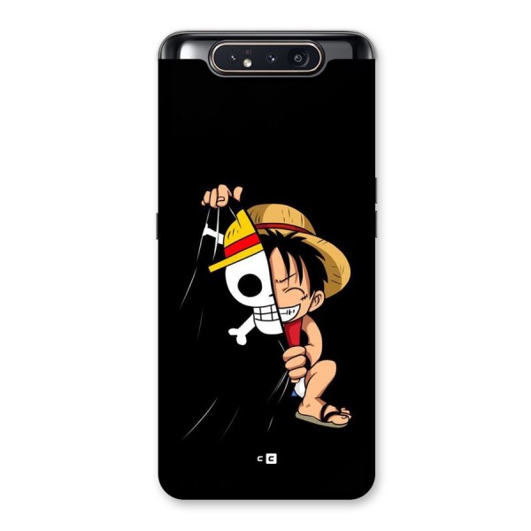Pirate Luffy Back Case for Galaxy A80