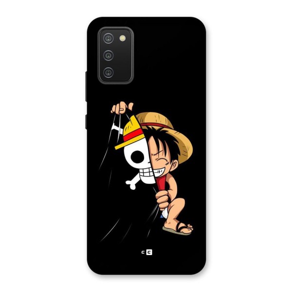 Pirate Luffy Back Case for Galaxy M02s