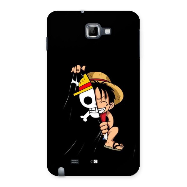 Pirate Luffy Back Case for Galaxy Note
