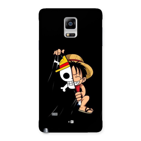 Pirate Luffy Back Case for Galaxy Note 4