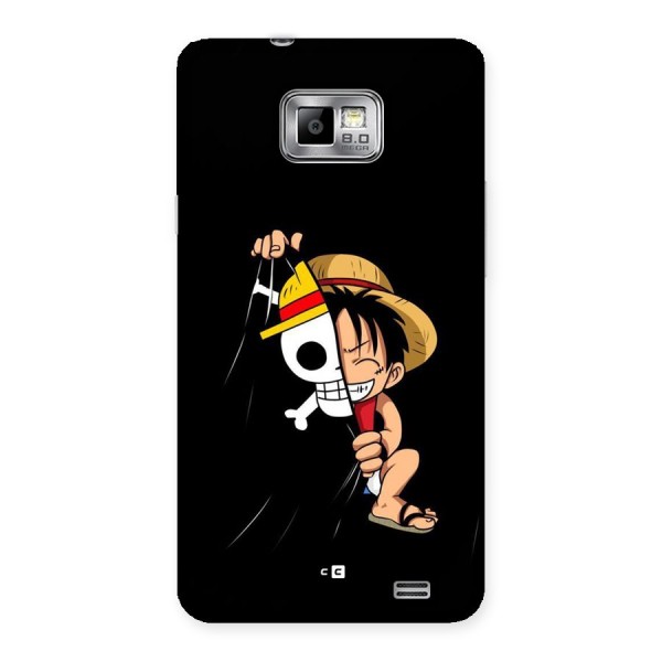 Pirate Luffy Back Case for Galaxy S2