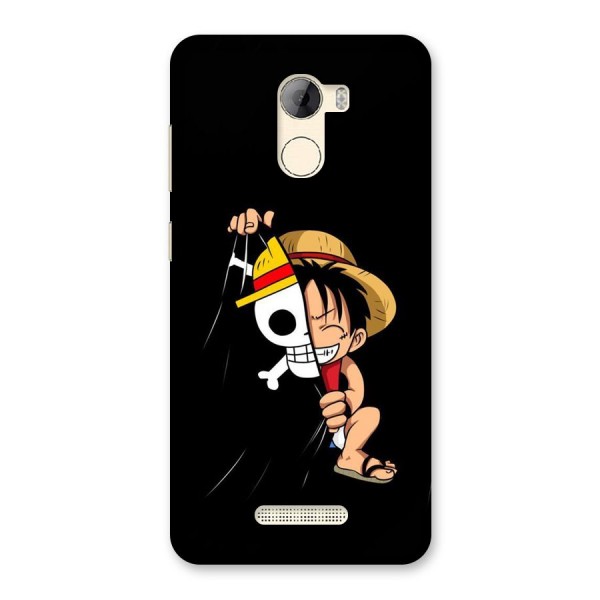 Pirate Luffy Back Case for Gionee A1 LIte