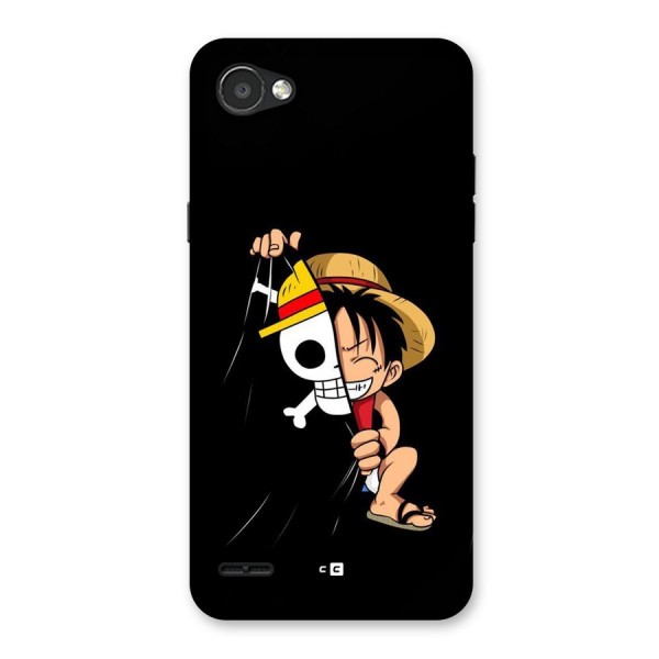 Pirate Luffy Back Case for LG Q6