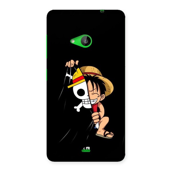 Pirate Luffy Back Case for Lumia 535
