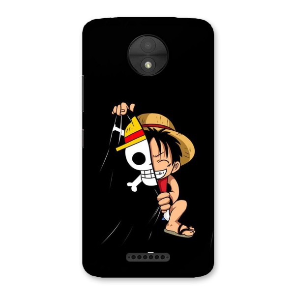 Pirate Luffy Back Case for Moto C