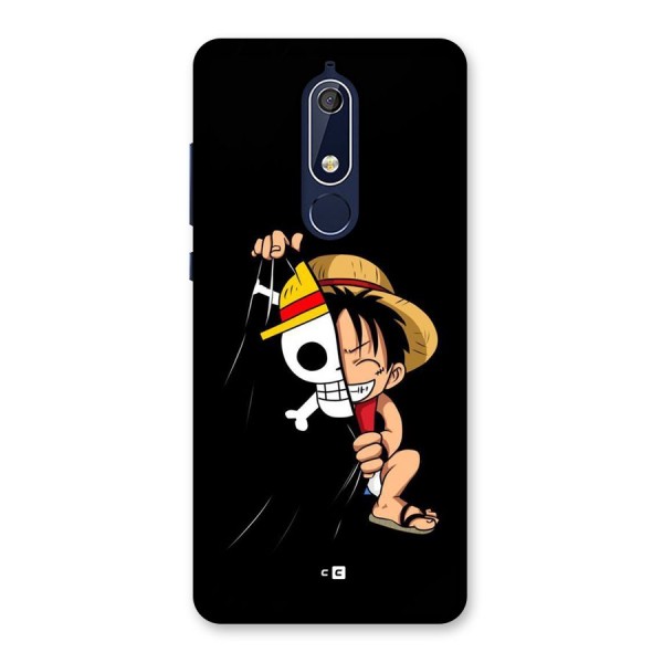 Pirate Luffy Back Case for Nokia 5.1