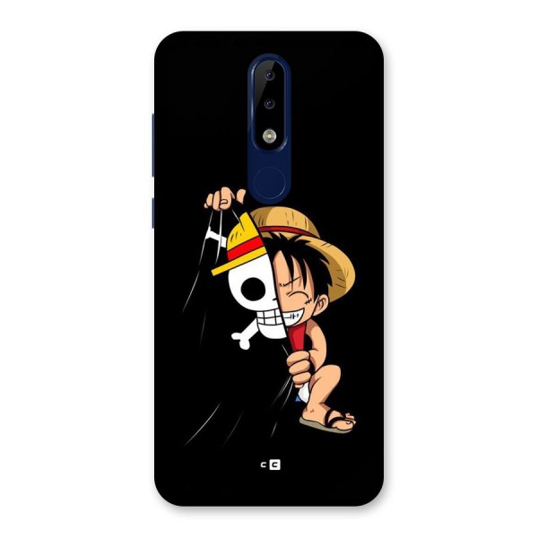 Pirate Luffy Back Case for Nokia 5.1 Plus