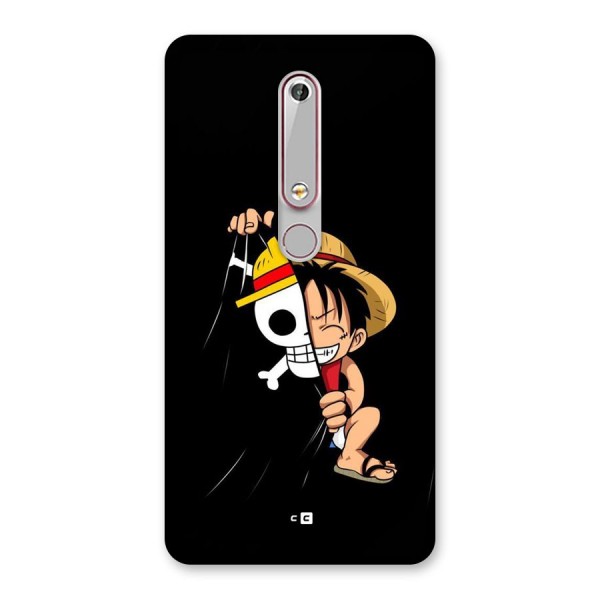 Pirate Luffy Back Case for Nokia 6.1