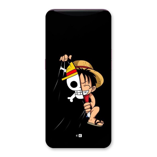 Pirate Luffy Back Case for Oppo Find X