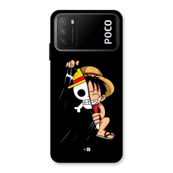 Pirate Luffy Back Case for Poco M3