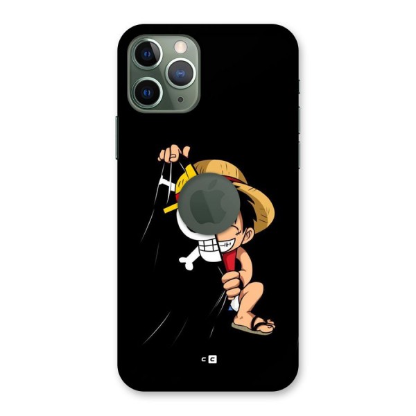 Pirate Luffy Back Case for iPhone 11 Pro Logo Cut