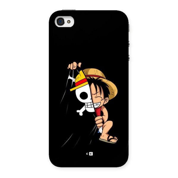 Pirate Luffy Back Case for iPhone 4 4s