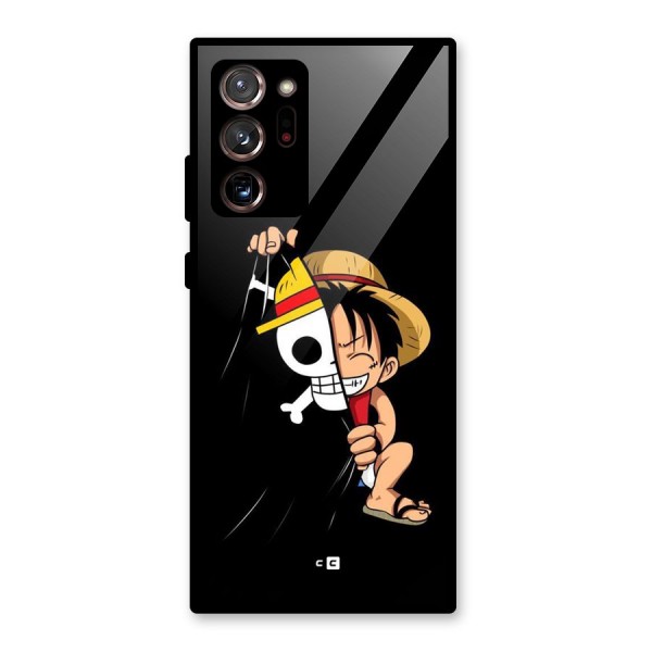 Pirate Luffy Glass Back Case for Galaxy Note 20 Ultra 5G