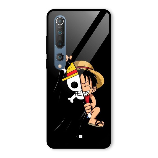 Pirate Luffy Glass Back Case for Mi 10