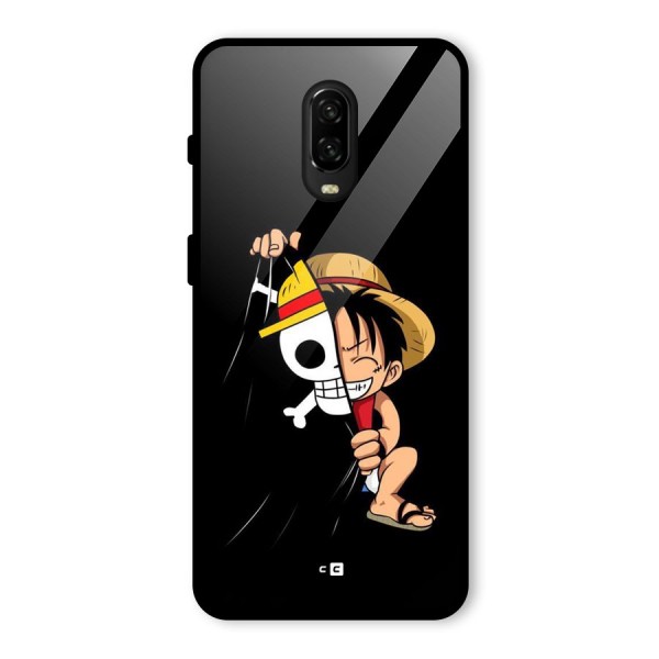 Pirate Luffy Glass Back Case for OnePlus 6T