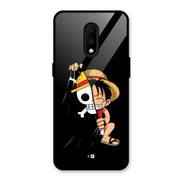 Pirate Luffy Glass Back Case for OnePlus 7