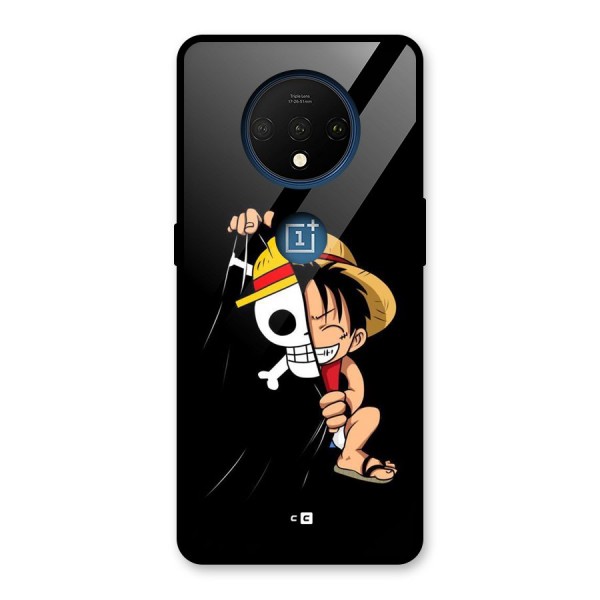 Pirate Luffy Glass Back Case for OnePlus 7T