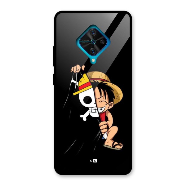 Pirate Luffy Glass Back Case for Vivo S1 Pro