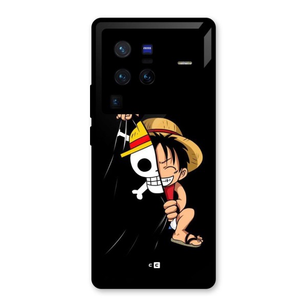 Pirate Luffy Glass Back Case for Vivo X80 Pro