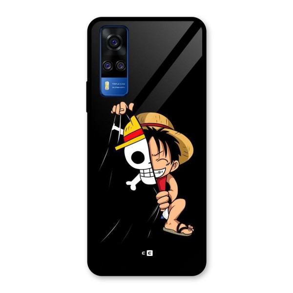 Pirate Luffy Glass Back Case for Vivo Y51