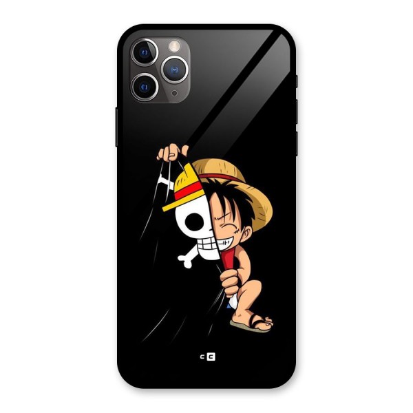 Pirate Luffy Glass Back Case for iPhone 11 Pro Max