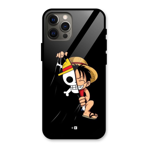 Pirate Luffy Glass Back Case for iPhone 12 Pro Max