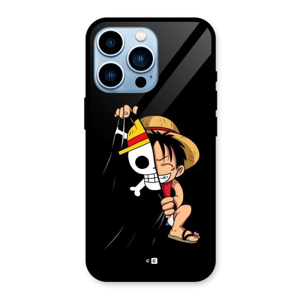 Pirate Luffy Glass Back Case for iPhone 13 Pro