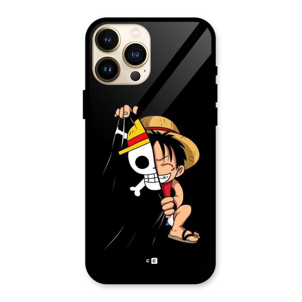 Pirate Luffy Glass Back Case for iPhone 13 Pro Max
