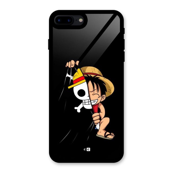 Pirate Luffy Glass Back Case for iPhone 7 Plus