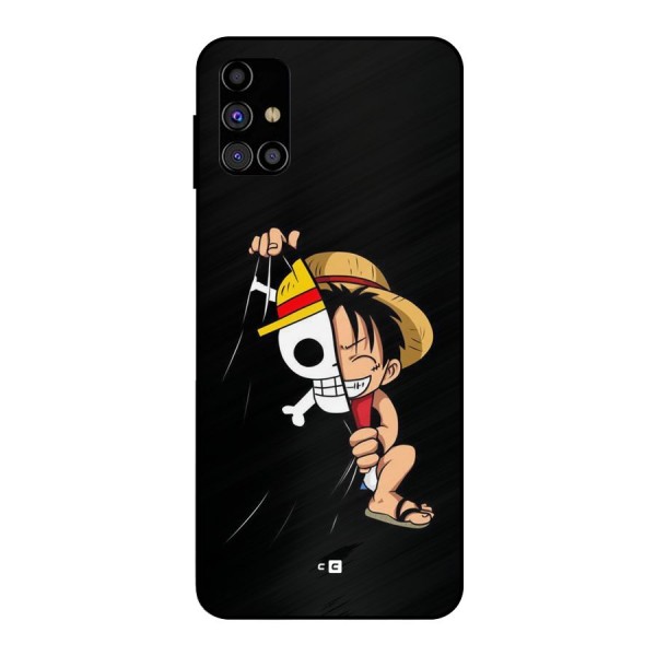 Pirate Luffy Metal Back Case for Galaxy M31s
