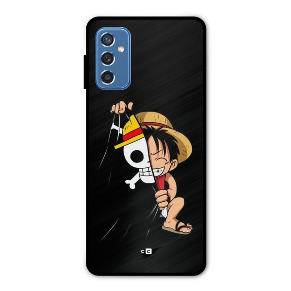 Pirate Luffy Metal Back Case for Galaxy M52 5G