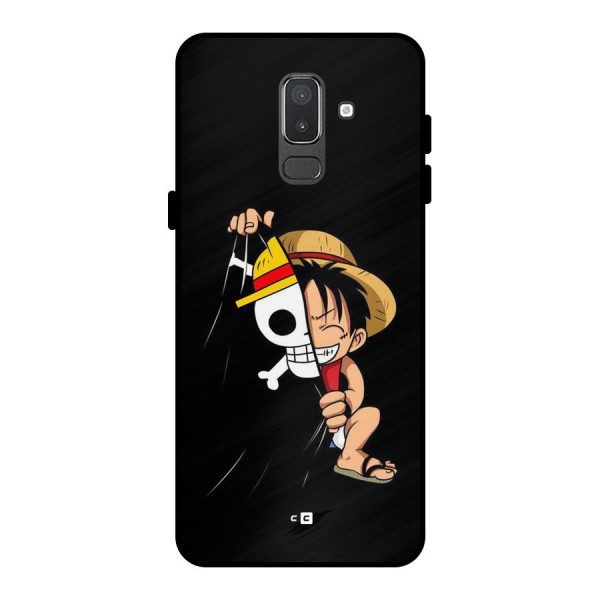 Pirate Luffy Metal Back Case for Galaxy On8 (2018)