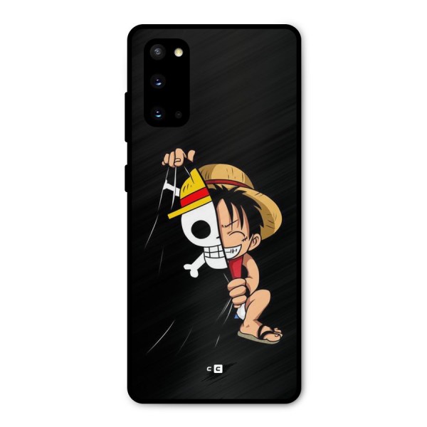 Pirate Luffy Metal Back Case for Galaxy S20