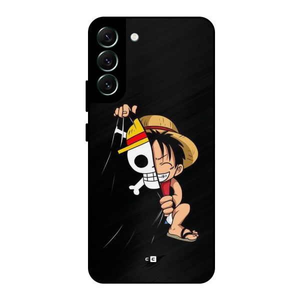 Pirate Luffy Metal Back Case for Galaxy S22 Plus 5G