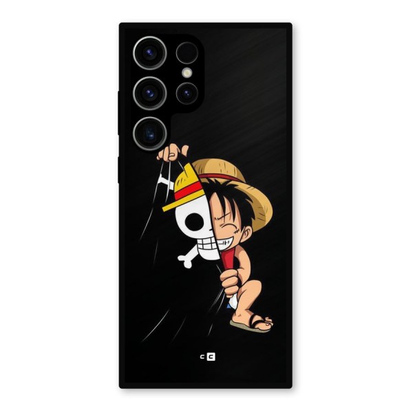 Pirate Luffy Metal Back Case for Galaxy S23 Ultra