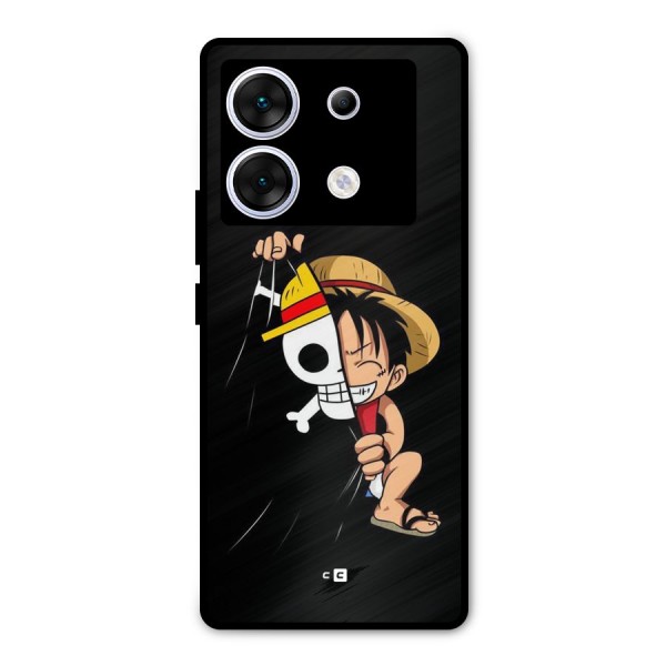 Pirate Luffy Metal Back Case for Infinix Zero 30 5G